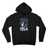 Gift For 66 Years Old Fishing Fisherman 1954 66th Birthday Hoodie