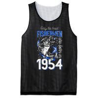 Gift For 66 Years Old Fishing Fisherman 1954 66th Birthday Mesh Reversible Basketball Jersey Tank