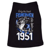 Gift For 69 Years Old Fishing Fisherman 1951 69th Birthday Doggie Tank