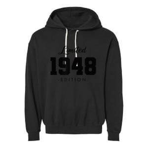 Gift for 75 Year Old 1948 Limited Edition 75th Birthday Present Garment-Dyed Fleece Hoodie