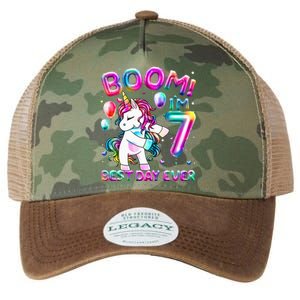 Gifts For 7th Birthday Party 7 Years Old Flossing Unicorn Legacy Tie Dye Trucker Hat