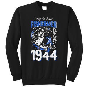 Gift For 76 Years Old Fishing Fisherman 1944 76th Birthday Sweatshirt