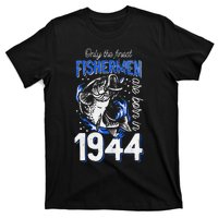 Gift For 76 Years Old Fishing Fisherman 1944 76th Birthday T-Shirt