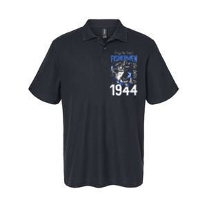 Gift For 76 Years Old Fishing Fisherman 1944 76th Birthday Softstyle Adult Sport Polo