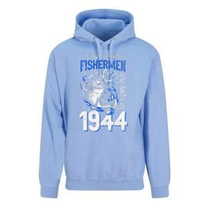 Gift For 76 Years Old Fishing Fisherman 1944 76th Birthday Unisex Surf Hoodie