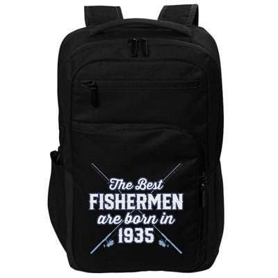 Gift For 85 Year Old Fishing Fisherman 1935 85th Birthday Impact Tech Backpack