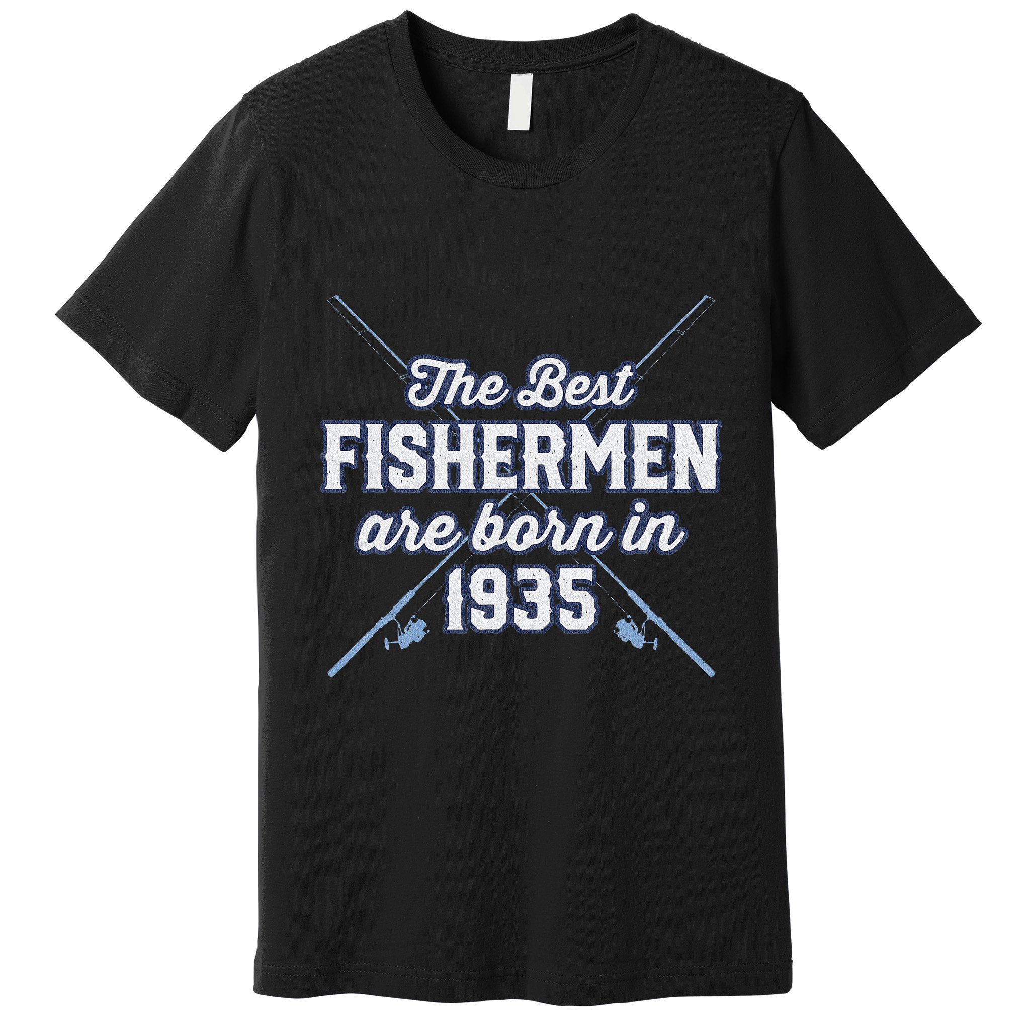 Gift For 85 Year Old Fishing Fisherman 1935 85th Birthday Premium T-Shirt