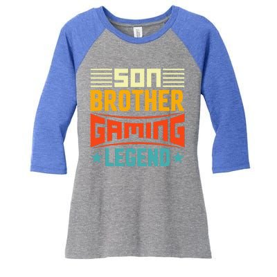 Gamer Fornage 812 Year Old Christmas Gaming Women's Tri-Blend 3/4-Sleeve Raglan Shirt