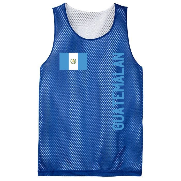 Guatemalan Flag And Guatemala Roots Cool Gift Mesh Reversible Basketball Jersey Tank