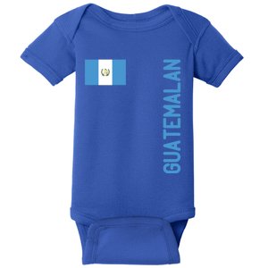 Guatemalan Flag And Guatemala Roots Cool Gift Baby Bodysuit