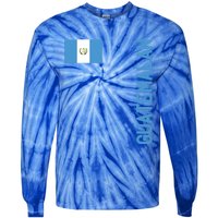 Guatemalan Flag And Guatemala Roots Cool Gift Tie-Dye Long Sleeve Shirt