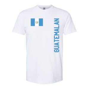 Guatemalan Flag And Guatemala Roots Cool Gift Softstyle CVC T-Shirt