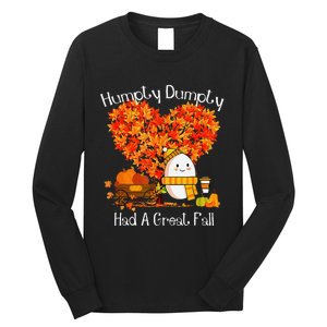 Great Fall Autumn Leaves Thanksgiving Gift Long Sleeve Shirt