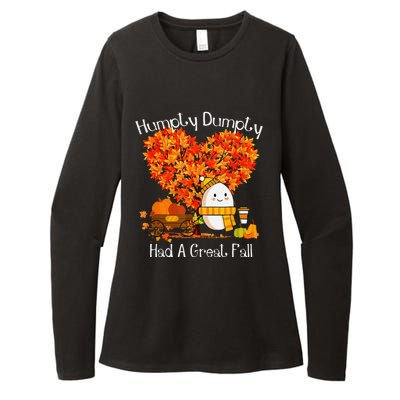 Great Fall Autumn Leaves Thanksgiving Gift Womens CVC Long Sleeve Shirt