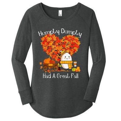 Great Fall Autumn Leaves Thanksgiving Gift Women's Perfect Tri Tunic Long Sleeve Shirt