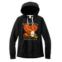 Great Fall Autumn Leaves Thanksgiving Gift Women's Fleece Hoodie