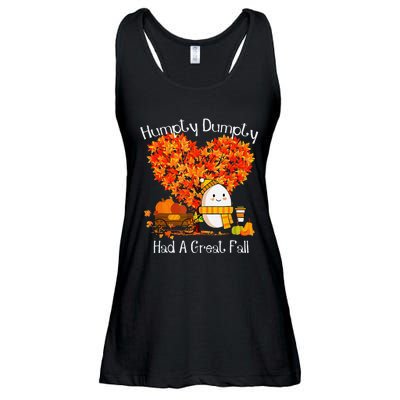 Great Fall Autumn Leaves Thanksgiving Gift Ladies Essential Flowy Tank