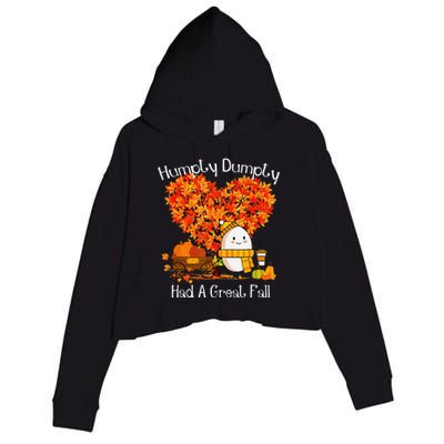 Great Fall Autumn Leaves Thanksgiving Gift Crop Fleece Hoodie