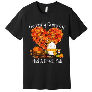 Great Fall Autumn Leaves Thanksgiving Gift Premium T-Shirt