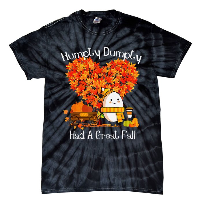 Great Fall Autumn Leaves Thanksgiving Gift Tie-Dye T-Shirt