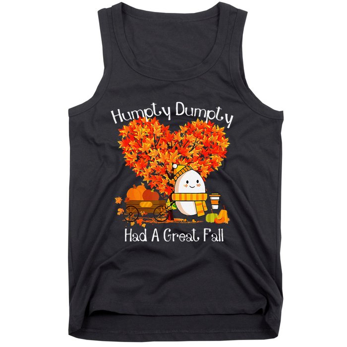 Great Fall Autumn Leaves Thanksgiving Gift Tank Top