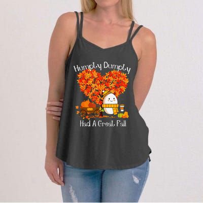 Great Fall Autumn Leaves Thanksgiving Gift Women's Strappy Tank