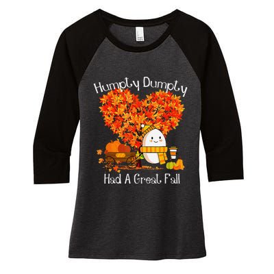 Great Fall Autumn Leaves Thanksgiving Gift Women's Tri-Blend 3/4-Sleeve Raglan Shirt