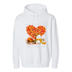 Great Fall Autumn Leaves Thanksgiving Gift Garment-Dyed Fleece Hoodie