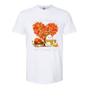 Great Fall Autumn Leaves Thanksgiving Gift Softstyle CVC T-Shirt