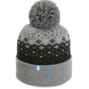 Guatemalan Flag And Guatemala Roots Gift The Baniff Cuffed Pom Beanie