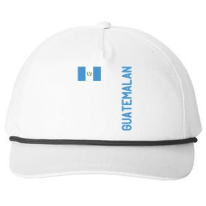 Guatemalan Flag And Guatemala Roots Gift Snapback Five-Panel Rope Hat