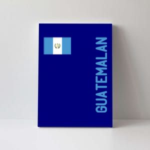 Guatemalan Flag And Guatemala Roots Gift Canvas