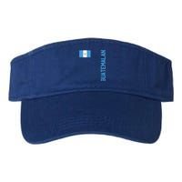 Guatemalan Flag And Guatemala Roots Gift Valucap Bio-Washed Visor