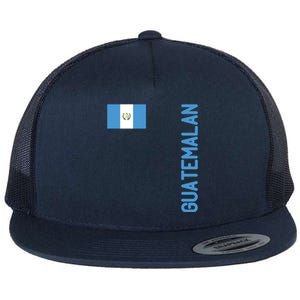 Guatemalan Flag And Guatemala Roots Gift Flat Bill Trucker Hat