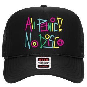 Got Funny All Panic No Disco High Crown Mesh Back Trucker Hat