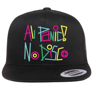 Got Funny All Panic No Disco Flat Bill Trucker Hat