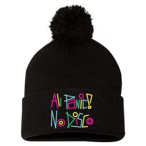 Got Funny All Panic No Disco Pom Pom 12in Knit Beanie