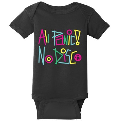 Got Funny All Panic No Disco Baby Bodysuit