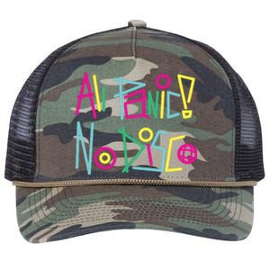 Got Funny All Panic No Disco Retro Rope Trucker Hat Cap