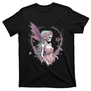 Goth Fairycore Aesthetic Gothic Fairy Aesthetic T-Shirt