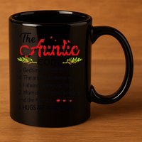 Gift For Aunt Funny Aunmeaningful Gift Auntie Tee The Auntie Code Gift 11oz C Handle Ceramic Mug