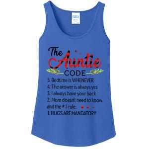 Gift For Aunt Funny Aunmeaningful Gift Auntie Tee The Auntie Code Gift Ladies Essential Tank