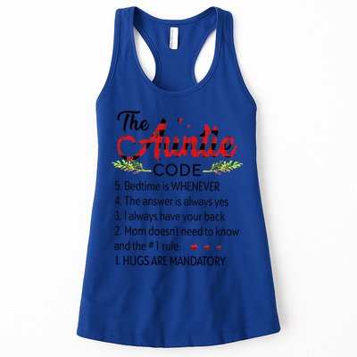 Gift For Aunt Funny Aunmeaningful Gift Auntie Tee The Auntie Code Gift Womens Tank Top