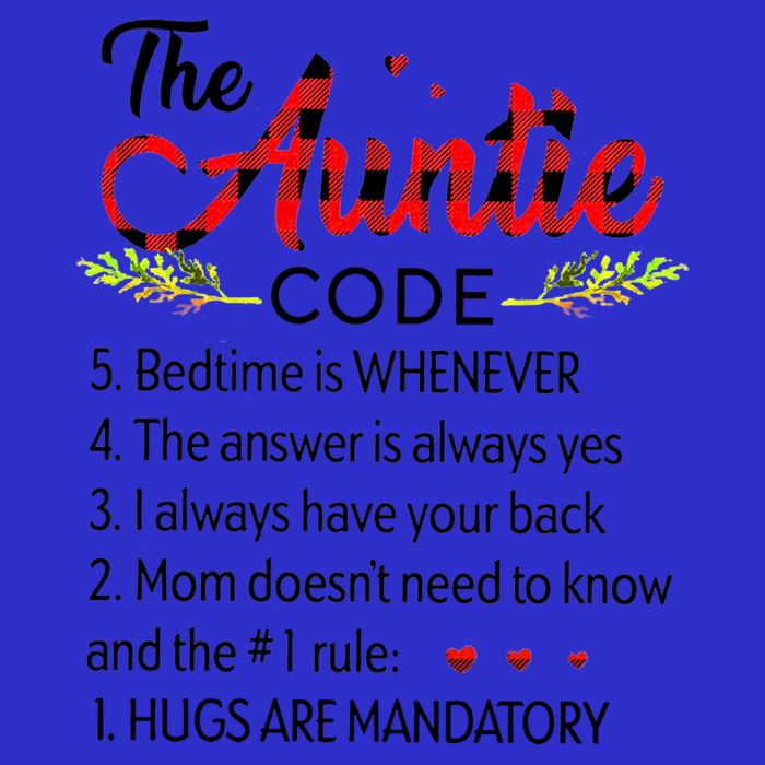 Gift For Aunt Funny Aunmeaningful Gift Auntie Tee The Auntie Code Gift Zip Tote Bag