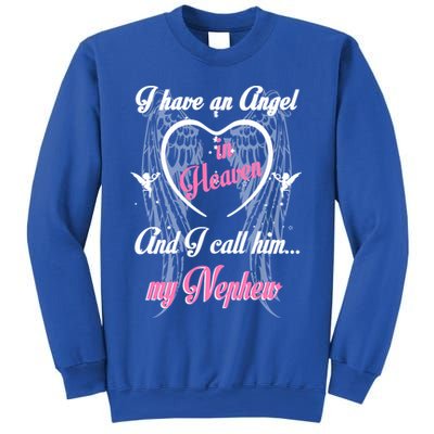 Gift For Aunt Uncle Loss Nephew Love Nephew Guardian Angel Gift Sweatshirt