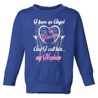 Gift For Aunt Uncle Loss Nephew Love Nephew Guardian Angel Gift Toddler Sweatshirt