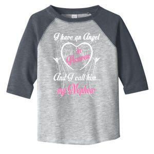 Gift For Aunt Uncle Loss Nephew Love Nephew Guardian Angel Gift Toddler Fine Jersey T-Shirt