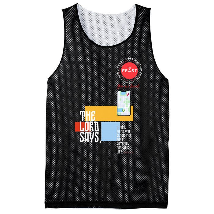 Grand Feast And Fellowship 2024 Mesh Reversible Basketball Jersey Tank