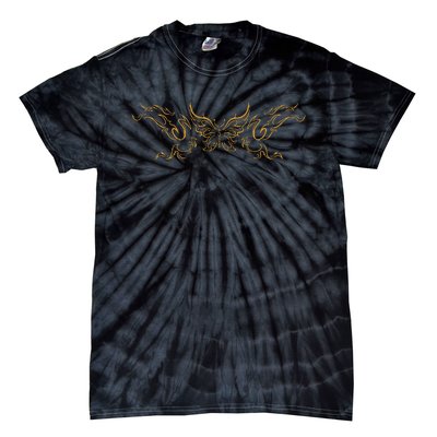 Grunge Fairycore Aesthetic Butterfly Tattoo Goth Tie-Dye T-Shirt