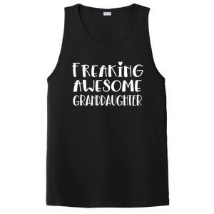 Granddaughter Freaking Awesome Best Ever Love Granddaughter Gift PosiCharge Competitor Tank